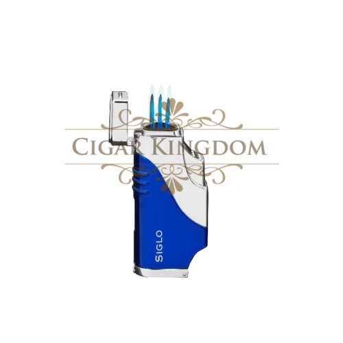 SIGLO Triple Flame Lighter - Blue